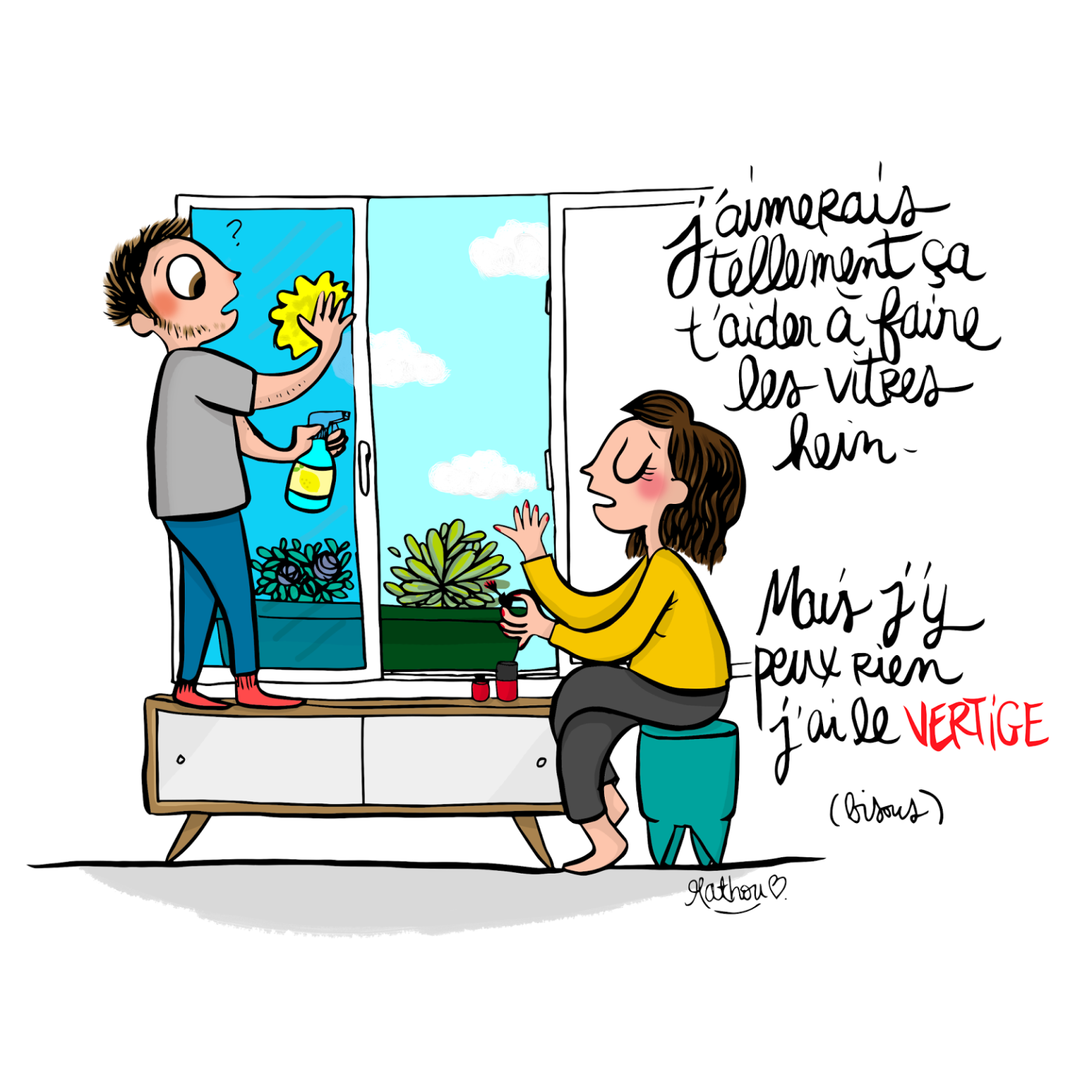 25 illustrations très drôles sur la vie de couple - Petit Petit Gamin