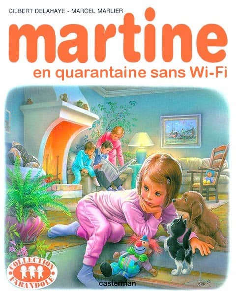 La série de livres Martine avec des titres en lien avec le Coronavirus - Petit Petit Gamin