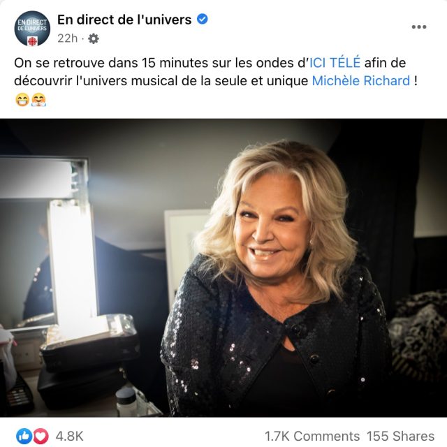 Michele Richard En Direct De L Univers