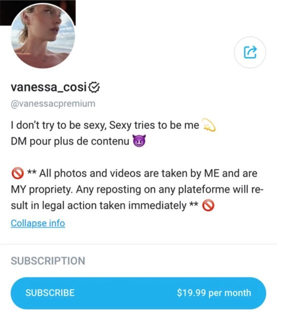 La vapoteuse du vol controversé de Sunwing vient d'ouvrir un Onlyfans