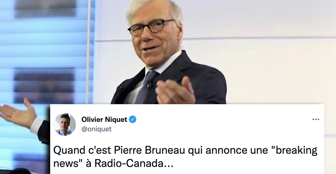 Pierre Bruneau annonce la mort de la Reine à Radio-Canada
