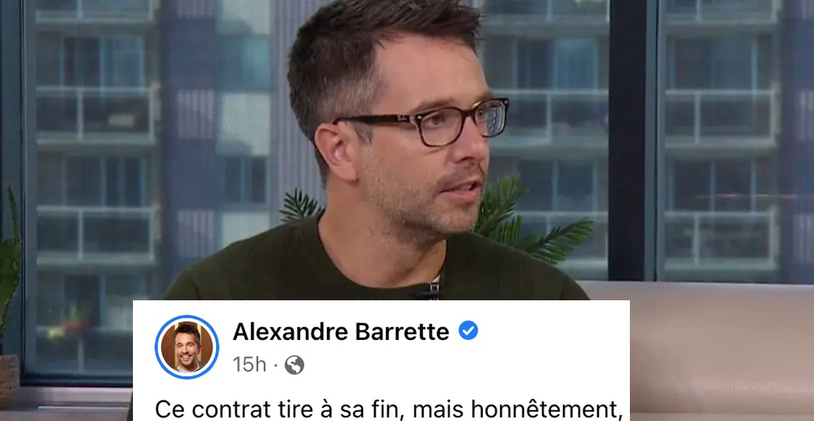 Alexandre Barrette commente la fin de l’émission La Tour