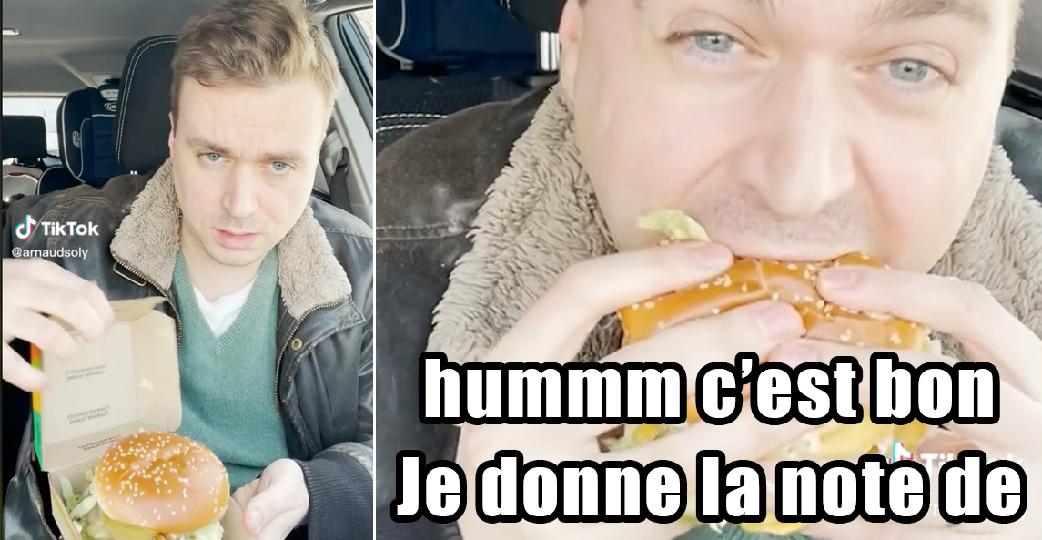 Arnaud Soly fait une critique honnête du nouveau Poulet Big Mac de McDo