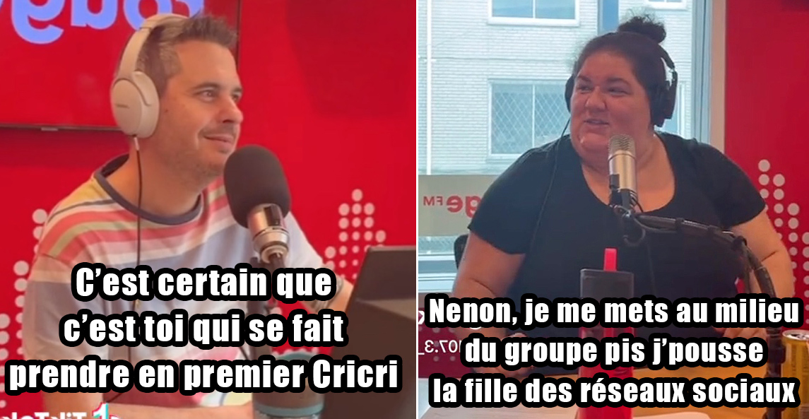 Pierre Hébert pose une drôle de question à Christine Morency et elle répond avec punch