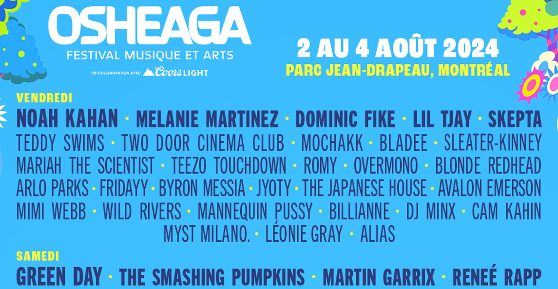 Osheaga dévoile sa programmation pour l