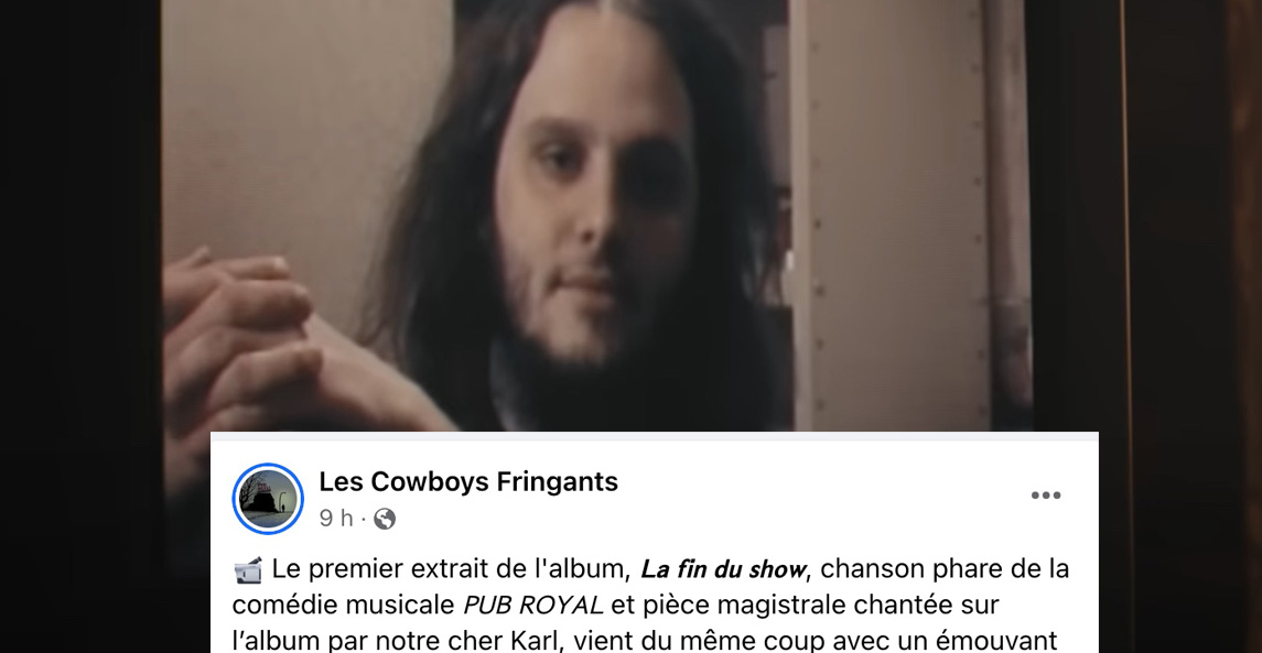 Le clip La fin du show des Cowboys Fringants fait pleurer le Québec