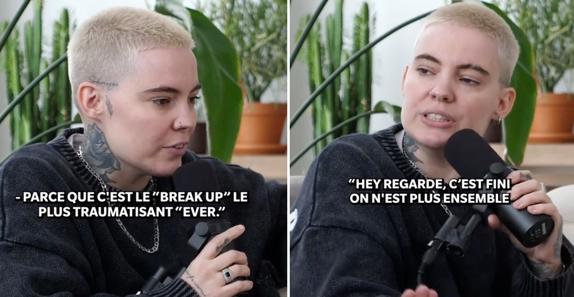 Roxane Bruneau se confie sur sa rupture amoureuse la plus traumatisante