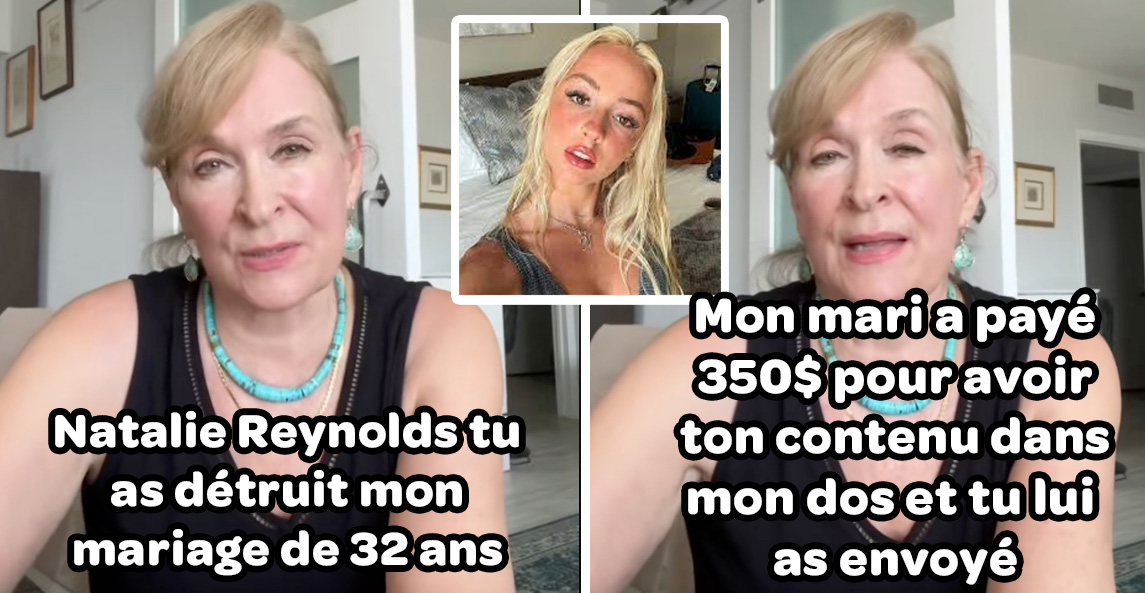 Une TikTokeuse accuse Natalie Reynolds de la fin de son mariage car son